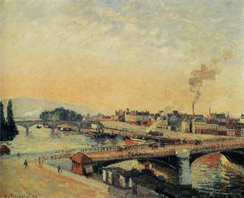 卡米耶 畢沙羅 Sunrise, Rouen 卡米耶 畢沙羅 Sunrise, Rouen